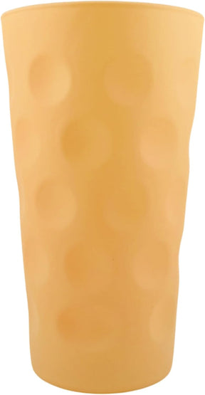 Pfirsich matt farbiges Dubbeglas 0,5 L