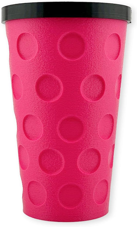 Pink - Dubbeglas Transportbox