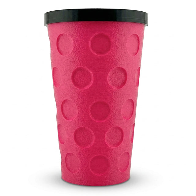Pink - Dubbeglas Transportbox