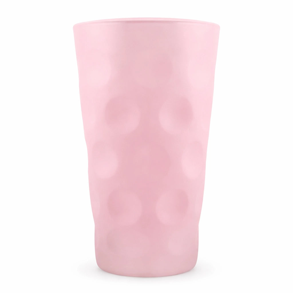 Rosa matt farbiges Dubbeglas 0,5 L