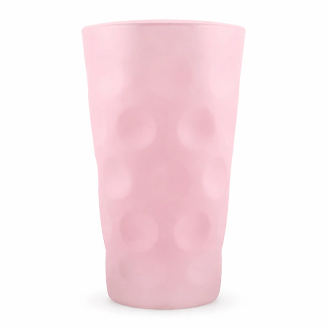 Rosa matt farbiges Dubbeglas 0,5 L