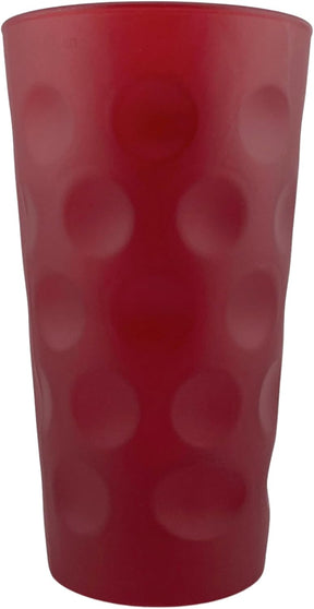Rot matt farbiges Dubbeglas 0,5 L