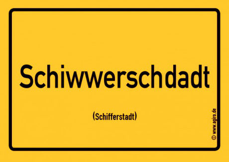 Schifferstadt - Schiwwerschdadt Aufkleber
