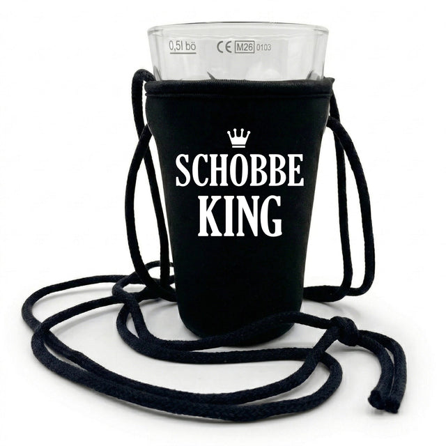 Schobbe King Dubbeglashalter - schwarz