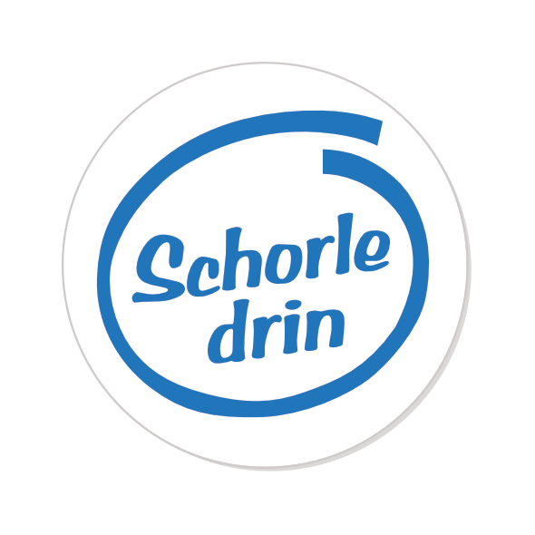 Schorle drin Button Ø 25 mm