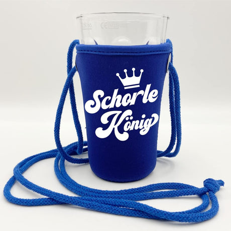 Schorle König Dubbeglashalter - blau