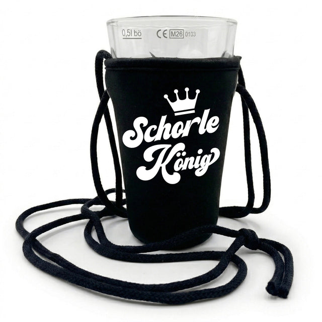 Schorle König Dubbeglashalter - schwarz