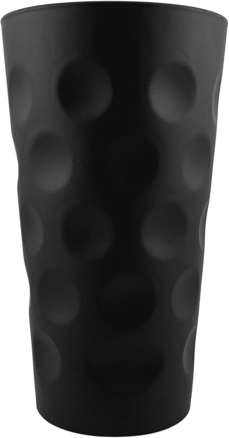 Schwarz matt farbiges Dubbeglas 0,5 L