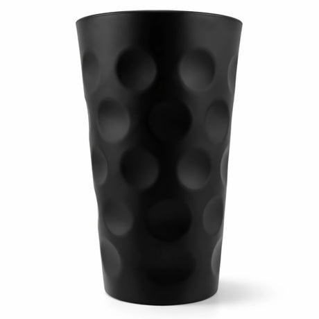 Schwarz matt farbiges Dubbeglas 0,5 L