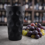 Schwarzes Dubbeglas in 0,5 Liter