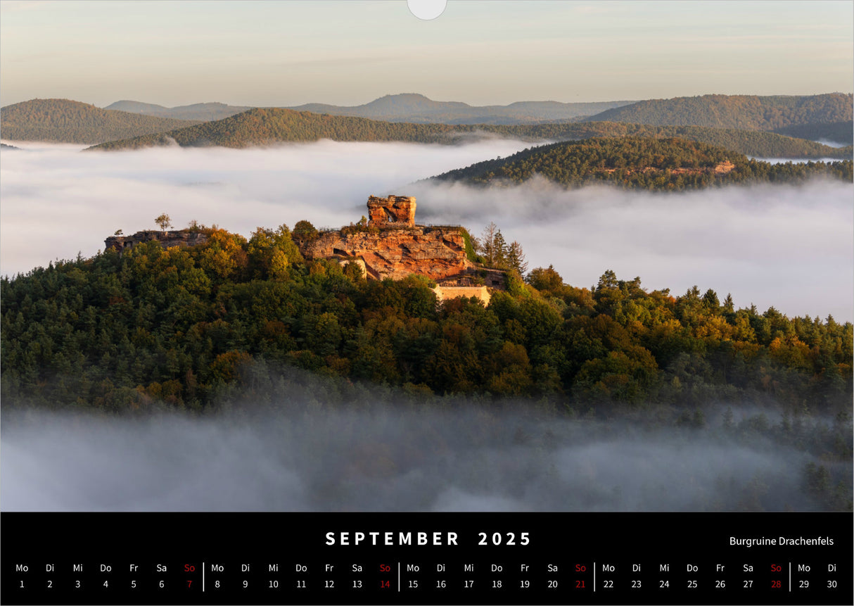 Naturwunder Pfalz Kalender 2025 - September