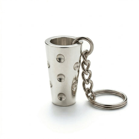 Silber - Dubbeglas Schlüsselanhänger