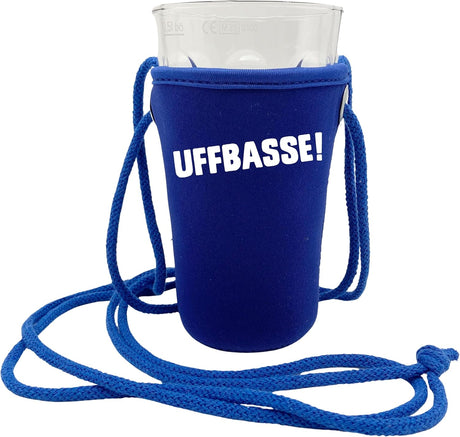 UFFBASSE! Dubbeglashalter - blau