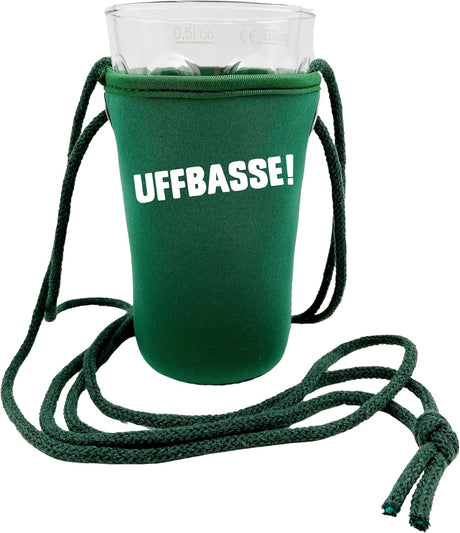 UFFBASSE! Dubbeglashalter - grün