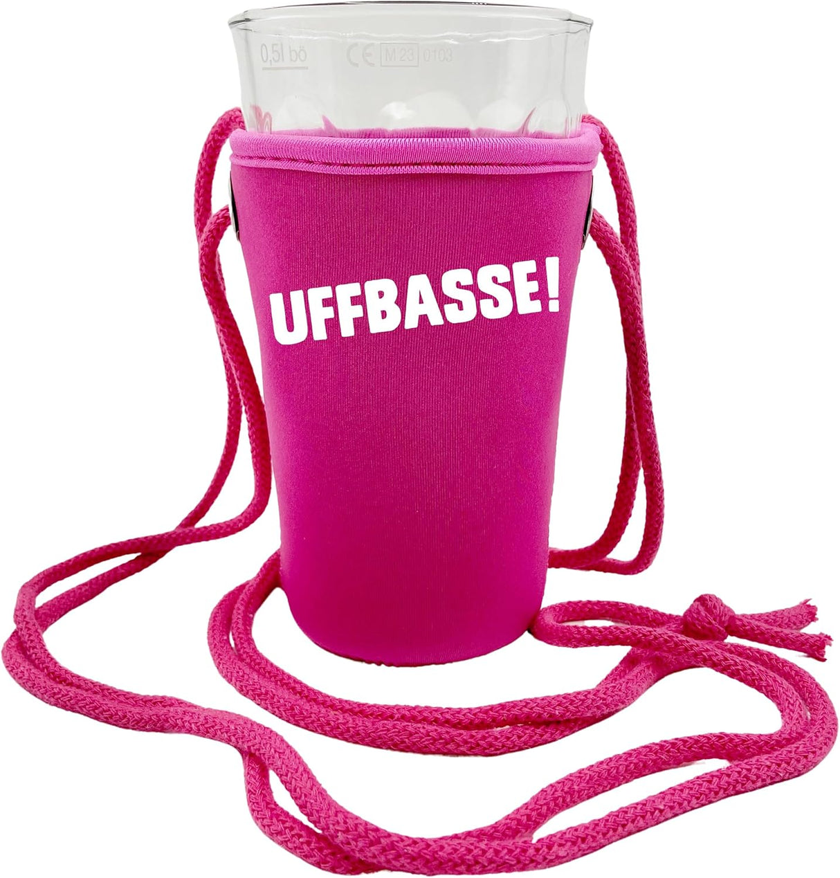 UFFBASSE! Dubbeglashalter - pink