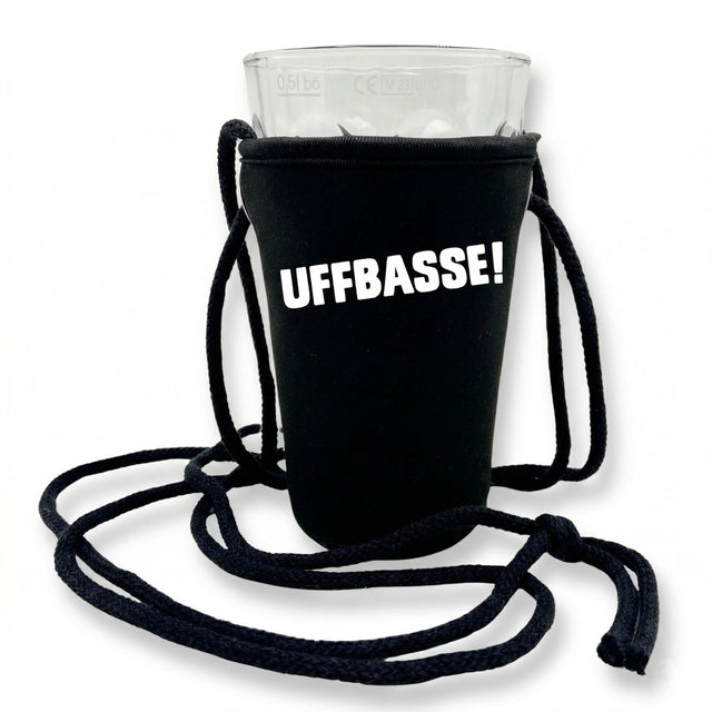UFFBASSE! Dubbeglashalter - schwarz