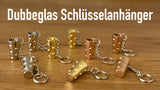 Dubbeglas Schlüsselanhänger