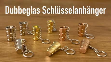 Dubbeglas Schlüsselanhänger