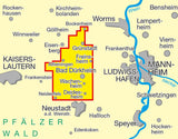 Bad Dürkheim Wanderkarte 1:25.000, Ausschnitt