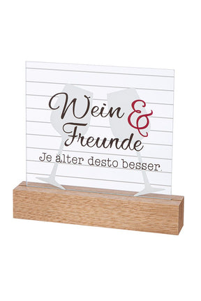 Wein & Freunde, je älter desto besser - Standrelief