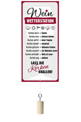 Wein Wetterstation mit Korken