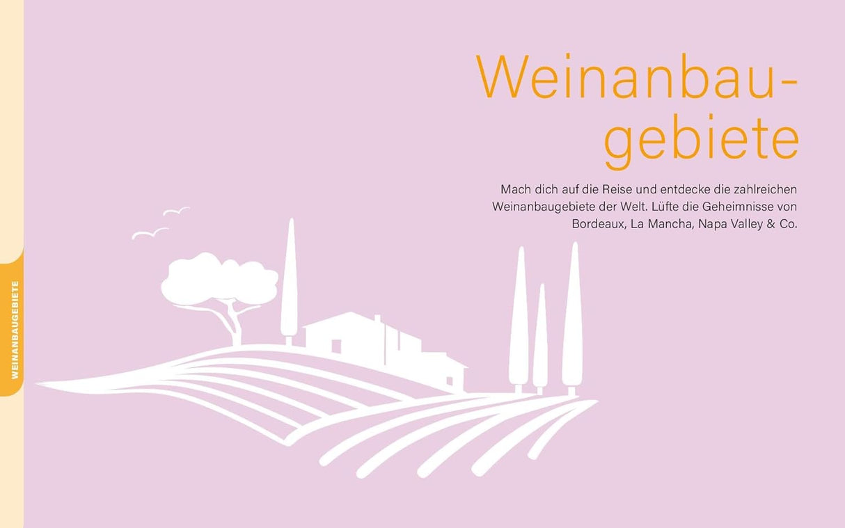 Wein Wissen in Rätseln - Das ultimative Rätselbuch, Weinanbaugebiete