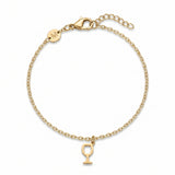 Weinglas Armband - Gold