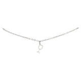 Weinglas Armband - Silber