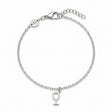 Weinglas Armband - Silber