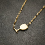 Weinglas Kette - Gold