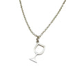 Weinglas Kette - Silber