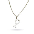 Weinglas Kette - Silber