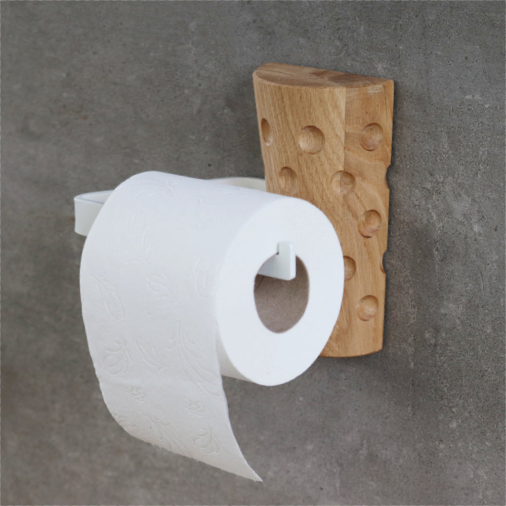 Dubbeglas Toilettenpapierhalter, weißer Halter