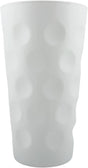 Weiß matt farbiges Dubbeglas 0,5 L