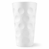 Weiß matt farbiges Dubbeglas 0,5 L