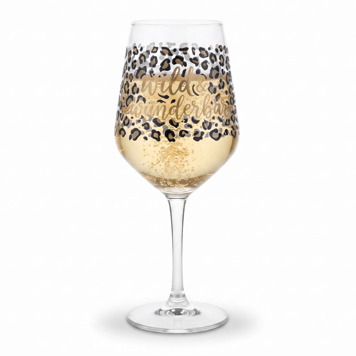 Wild & Wunderbar Weinglas mit einer Rieslingschorle
