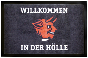 Willkommen in der Hölle – FCK Fußmatte für echte Fans