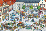 Wir wimmeln uns durch die Pfalz - Wimmelbuch, Marktplatz
